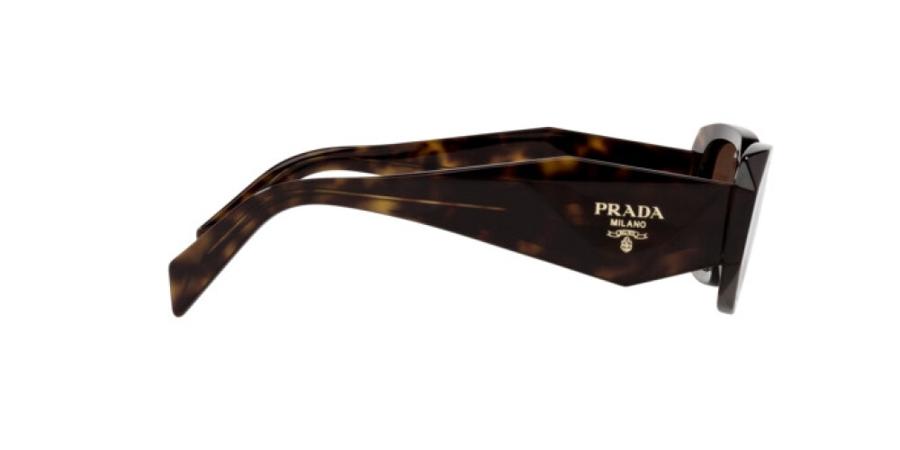  Prada PR 17WS 2AU8C1 Tortoise Plastic Rectangle Sunglasses  Brown Lens : Clothing, Shoes & Jewelry