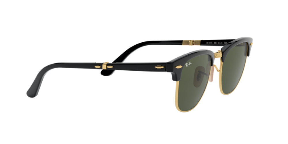 Occhiali da Sole Donna Uomo Ray-Ban Clubmaster Folding RB 2176 901