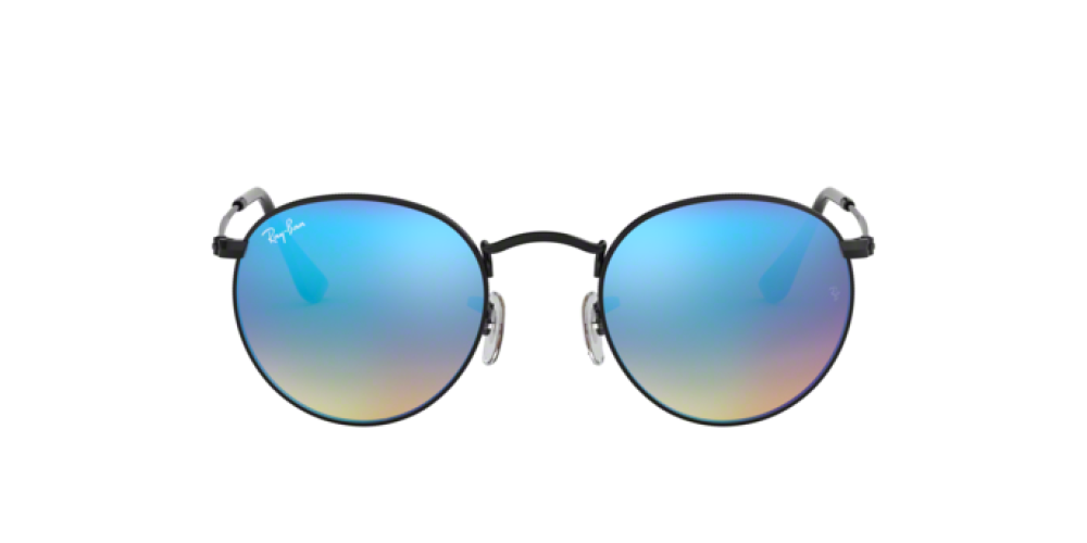 Sunglasses Man Woman Ray-Ban Round Metal Flash Lenses Gradient RB 3447 002/4O