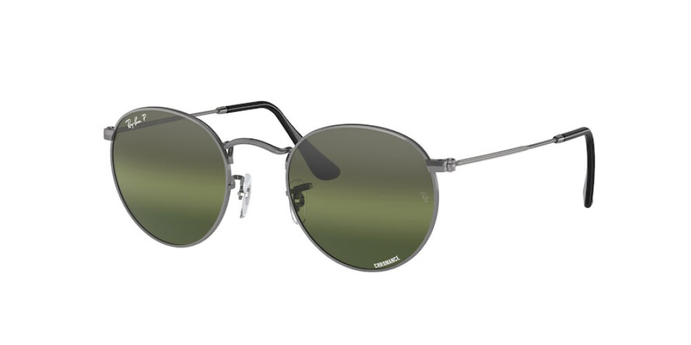 Sunglasses Man Ray-Ban Round Metal RB 3447 004/G4