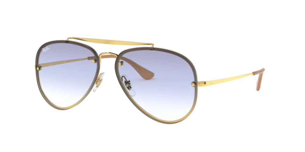 Sunglasses Man Woman Ray-Ban Blaze Aviator RB 3584N 001/19