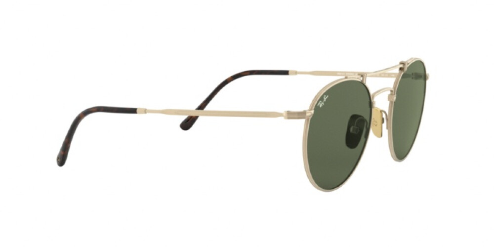 Sunglasses Man Woman Ray-Ban Round Titanium RB 8147 913658