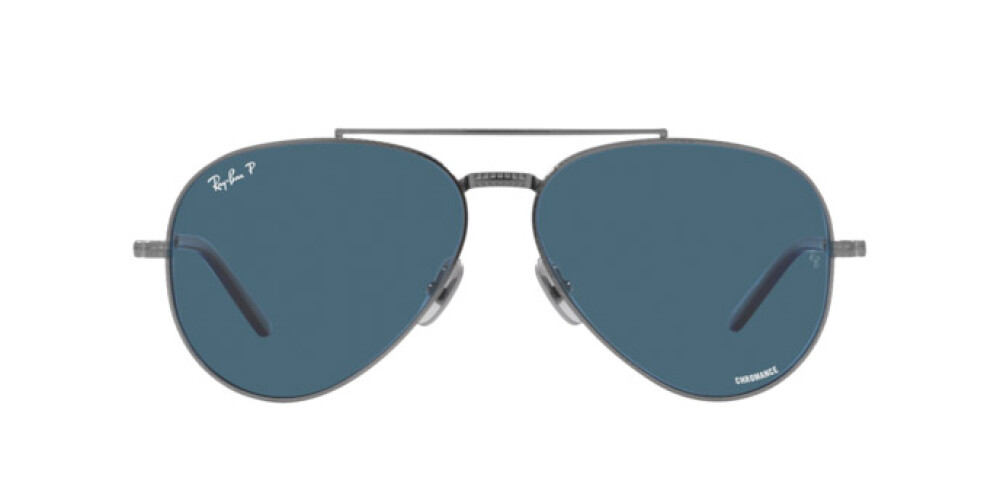 Occhiali da Sole Donna Uomo Ray-Ban Aviator Titanium RB 8225 3142S2