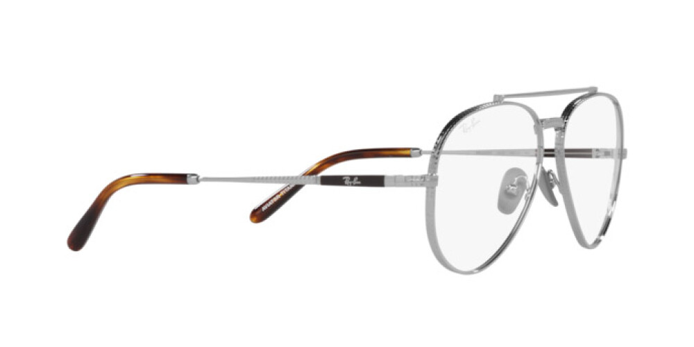 Eyeglasses Man Woman Ray-Ban Aviator Titanium RX 8225V 1224
