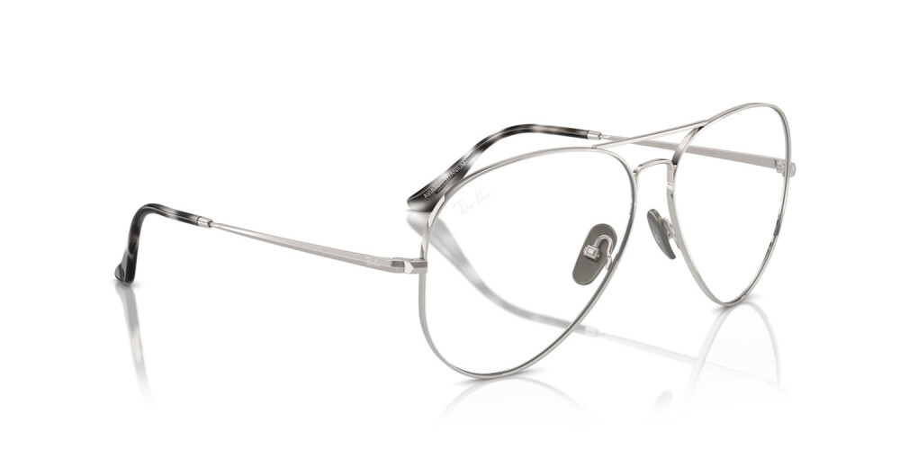 Eyeglasses Man Woman Ray-Ban Aviator Titanium RX 8789 1002