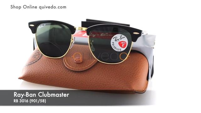 Ray-Ban Clubmaster Classic RB 3016 (901/58) Sunglasses Unisex | Shop Online  | Free Shipping