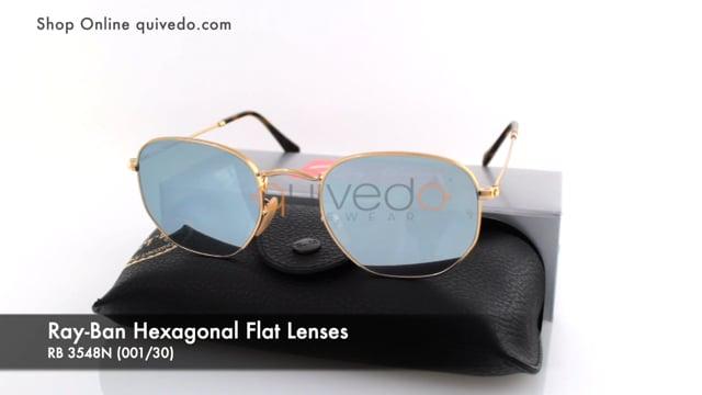 Ray-Ban Hexagonal Flat Lenses RB 3548N (001/30) Sunglasses Unisex | Shop  Online | Free Shipping