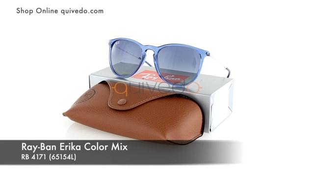 Zegenen Oost Timor hoofd Ray-Ban Erika Color Mix RB 4171 (65154L) Sunglasses Unisex | Shop Online |  Free Shipping